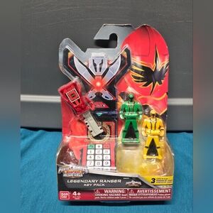 Power Rangers Megaforce Legendary Ranger Key Pack - Red, Green, Yellow